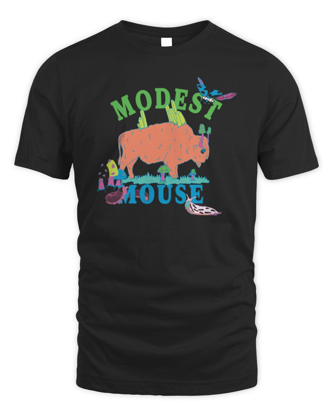 Modest Mouse Merch Bison Tee Shirt
