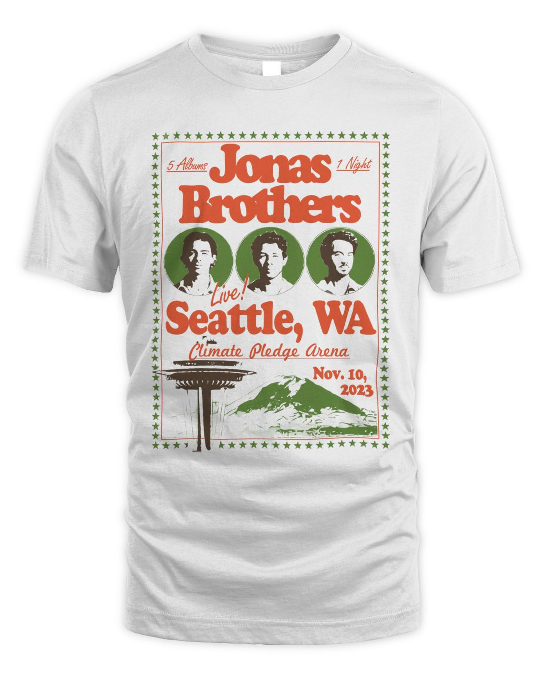 Jonas Brothers Merch Seattle Shirt
