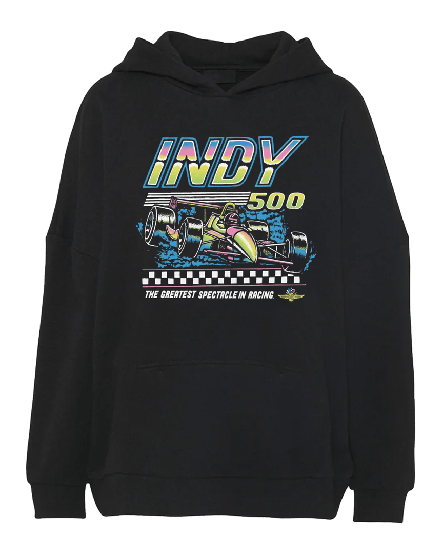 Indy 500 Retro Car Hoodie