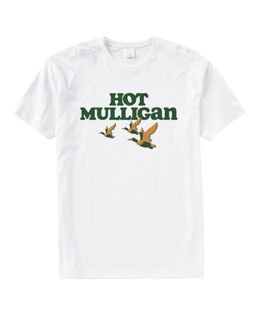 Hot Mulligan Merch Duck Hunter Embroidered T Shirt