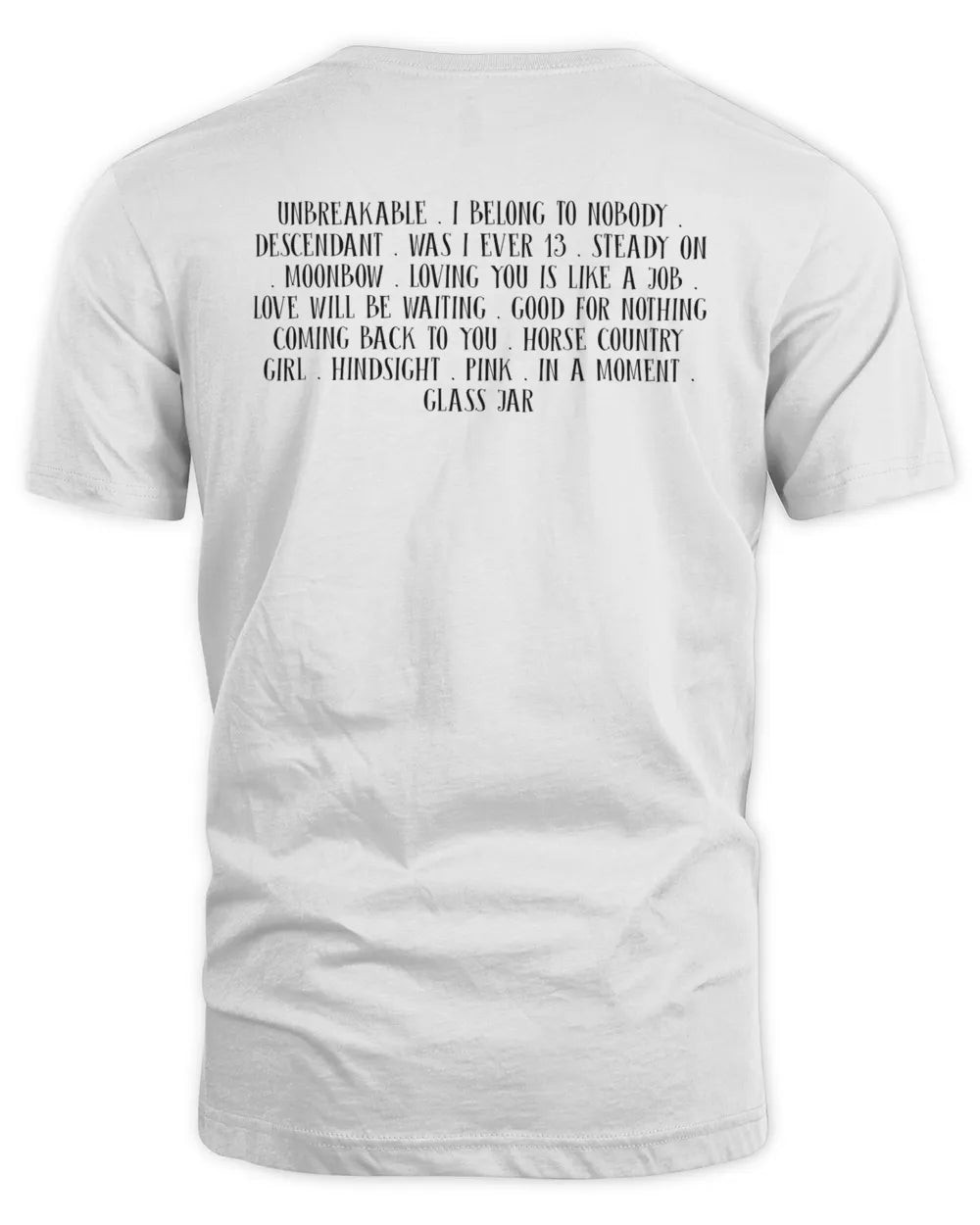 Jann Arden White Descendant Tracklist 2023 Tee