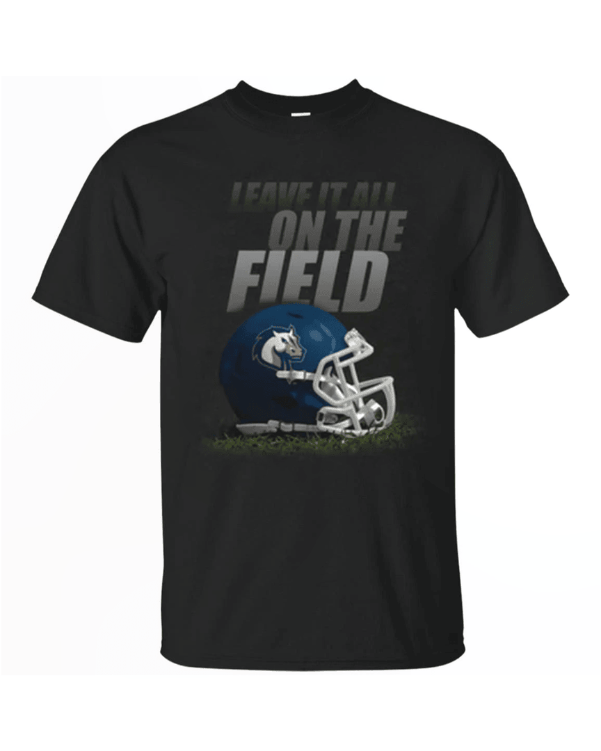 Leave It All On The Field Mercy College Mavericks Gridiron T Shirt