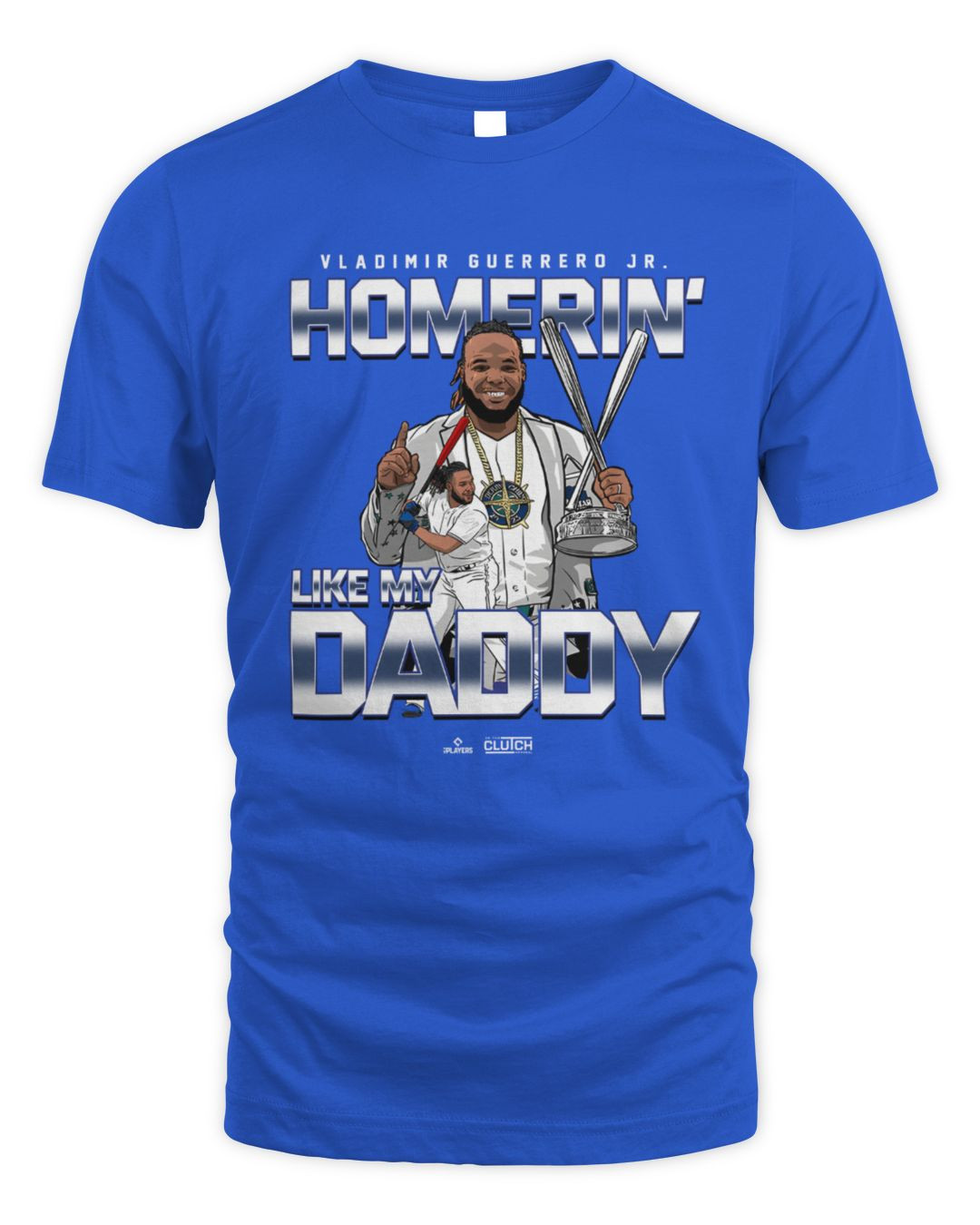 Homerin' Like My Daddy Vladimir Guerrero Jr Sweatshirt Hoodie Blue