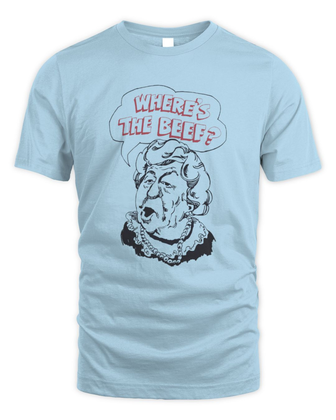 Homage Wendy's Where's The Beef Blue Merch Hoodie