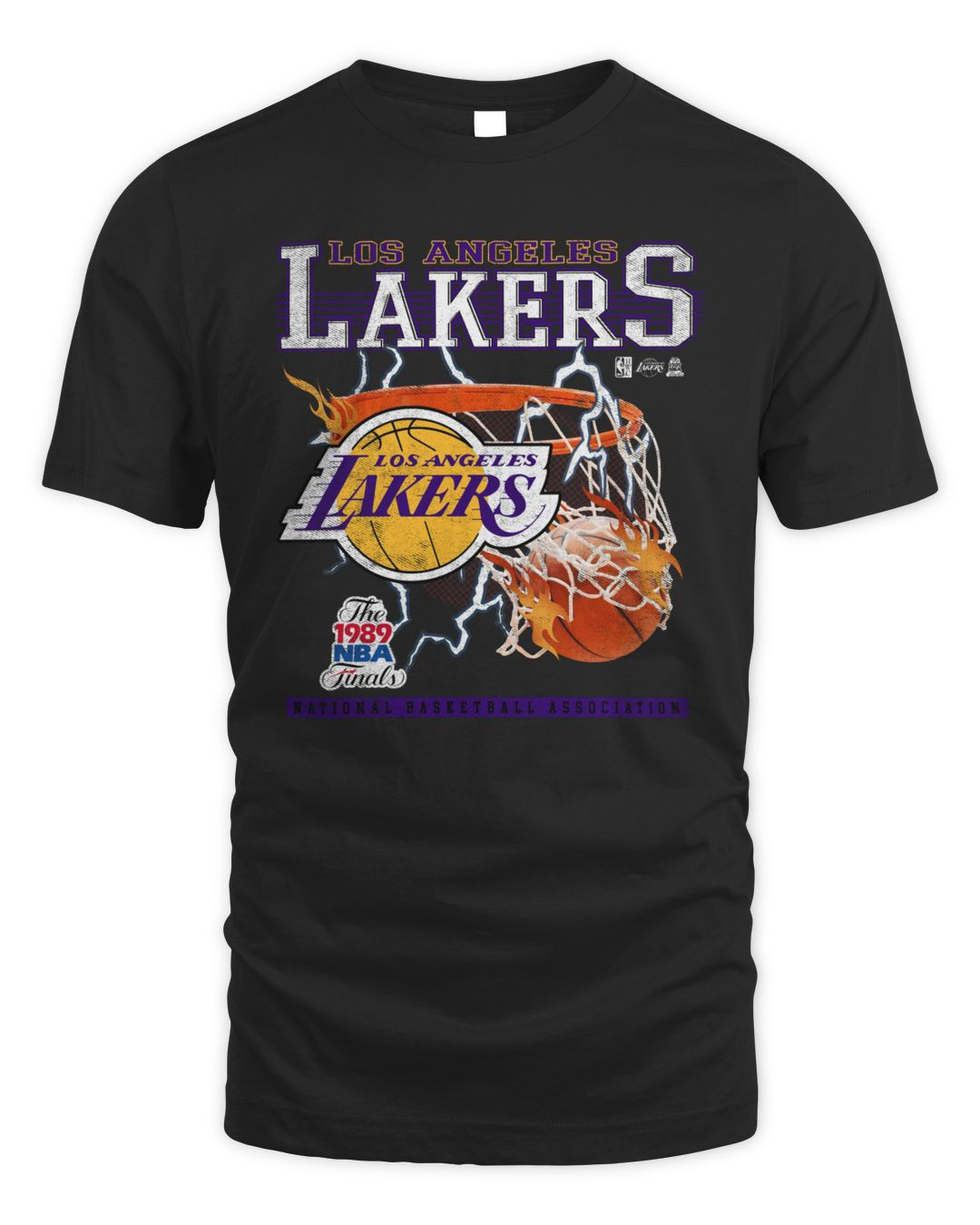 L.a Lakers Lightning Hoop Tee