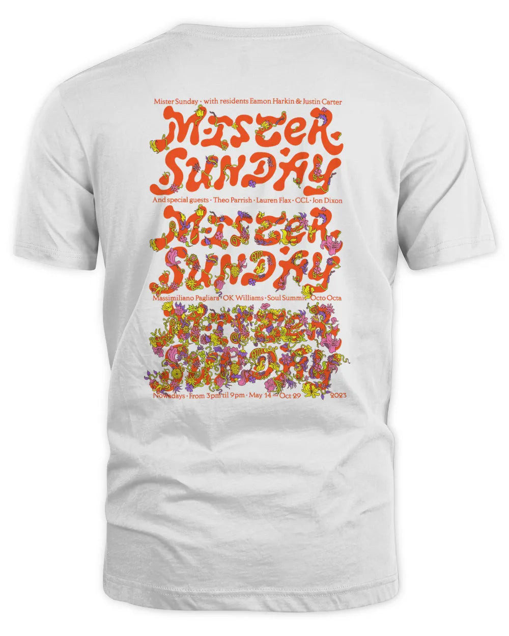Mister Sunday Merch Flower Shirt