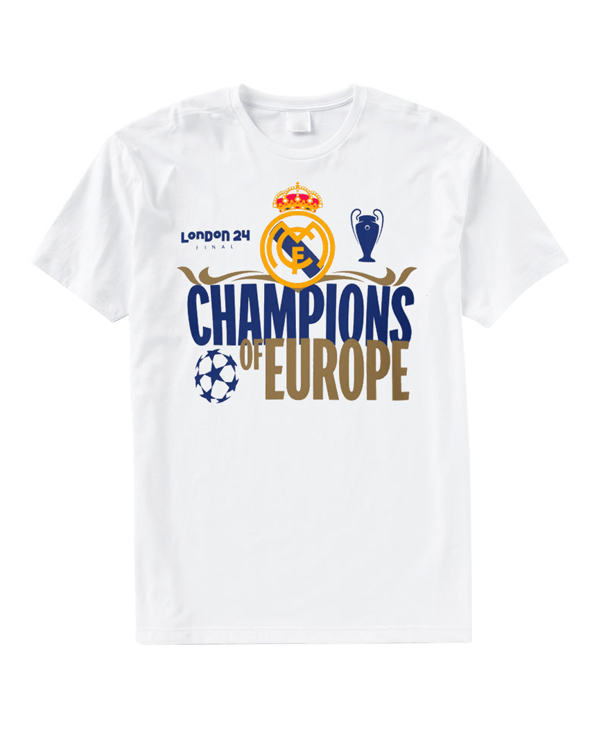 London 24 Ucl Final Real Madrid Winners T Shirt
