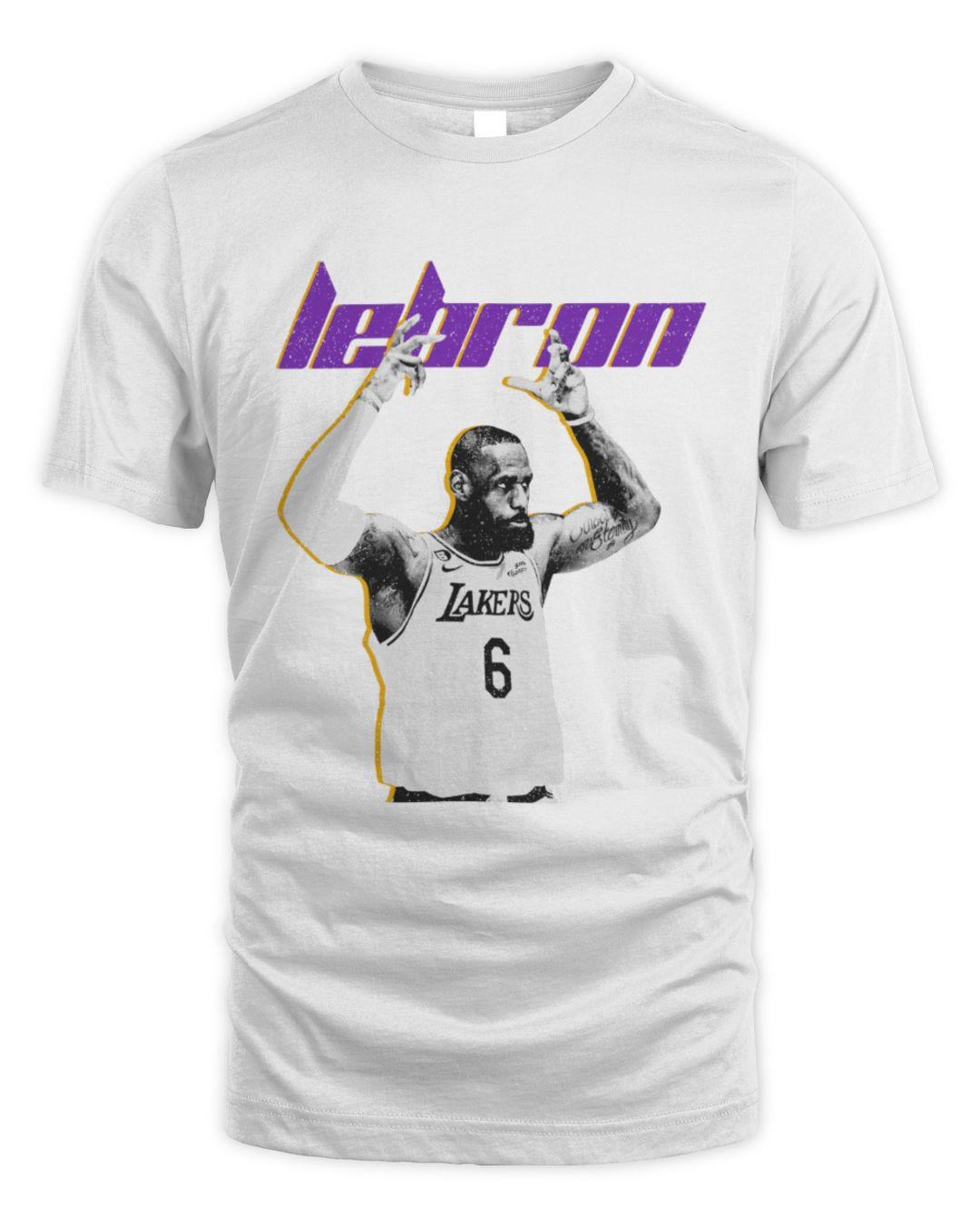 Lebron James 6 Y2k Lakers Shirt