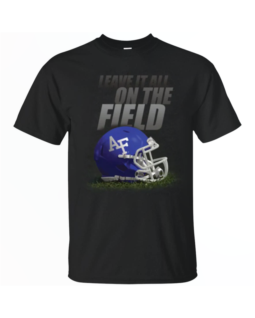 Leave It All On The Field U.s. Air Force Academy Falcons Gridiron T Shirt