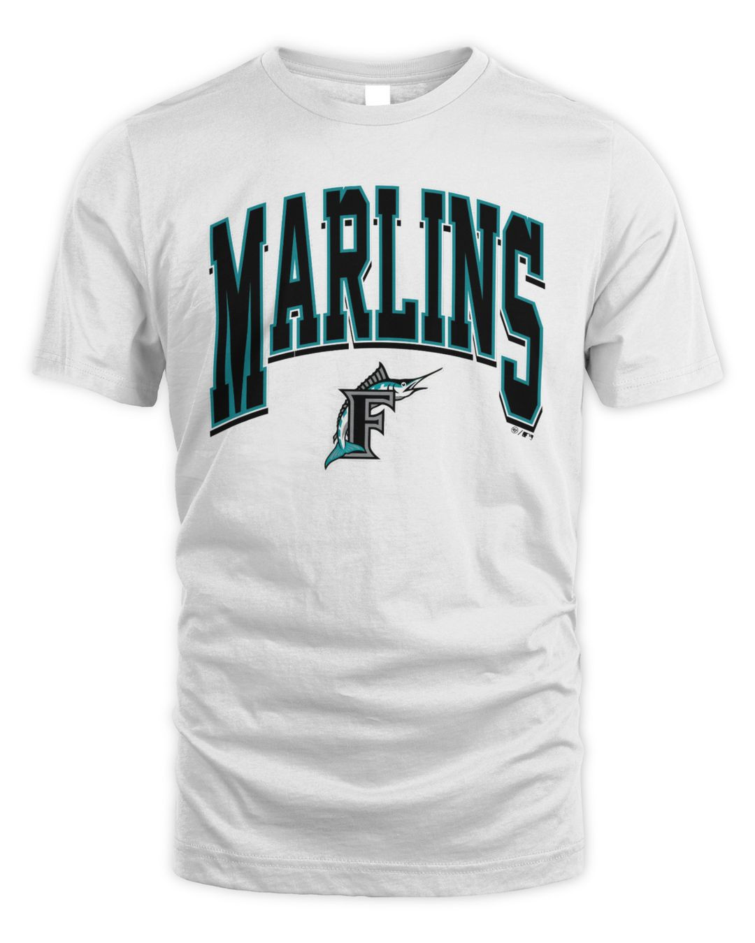 Men's '47 Gray Miami Marlins Walk Tall Franklin T-shirt