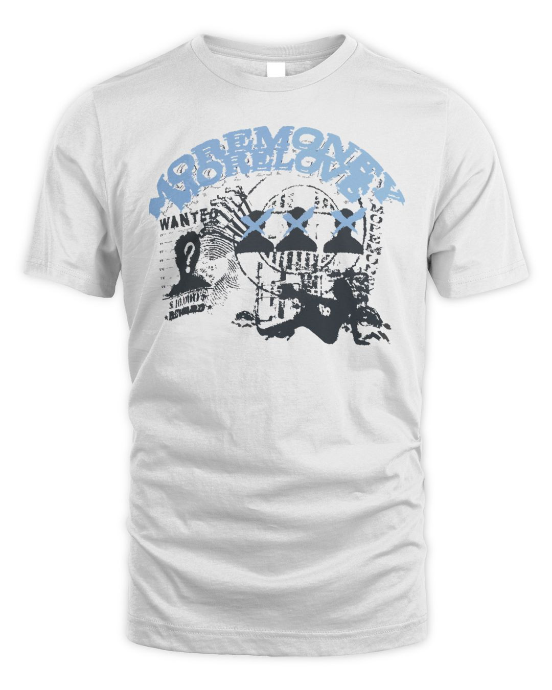 More Money More Love Apparel Wildly Wanted Blanc Shirt