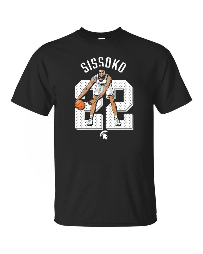 Michigan State Spartans Mady Sissoko 22 Shirt