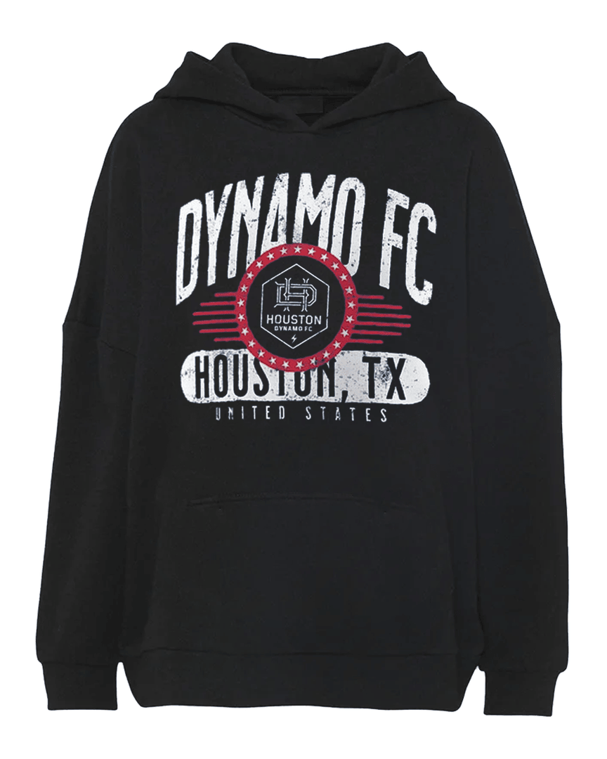 Houston Dynamo Fc Fan Look With This Badge Of Honor Hoodie