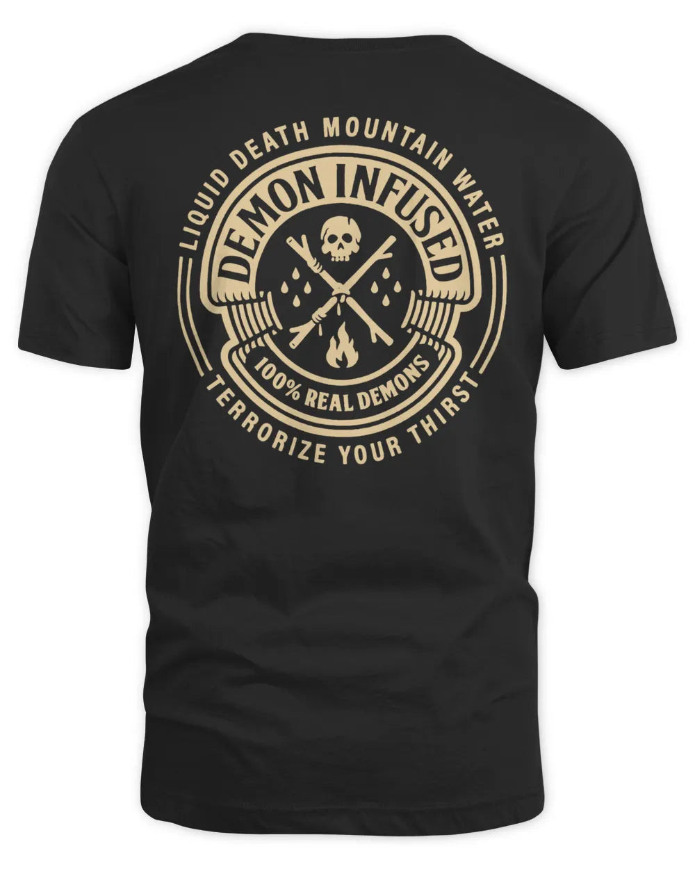 Liquid Death Merch Demon Infused Shirt