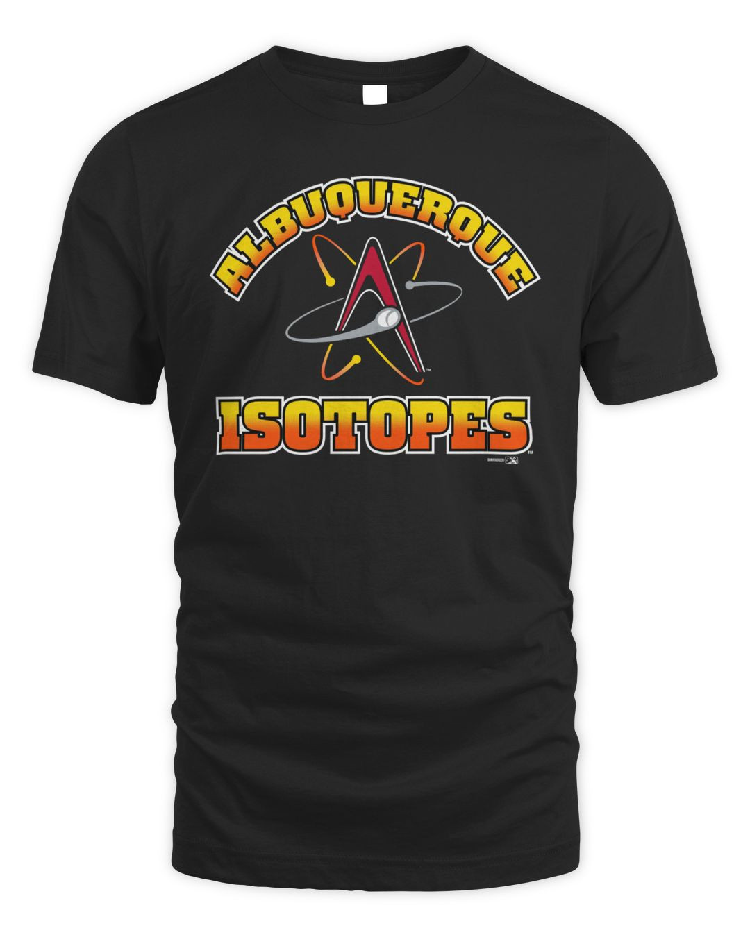 Isotopes Logo Black Tee Shirt