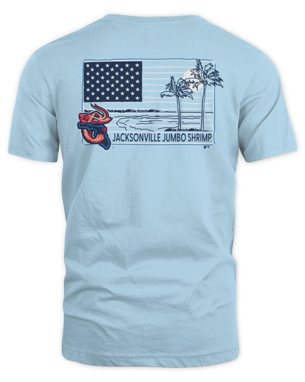 Jacksonville Jumbo Shrimp Comfort Wash Freshwater T Shirt