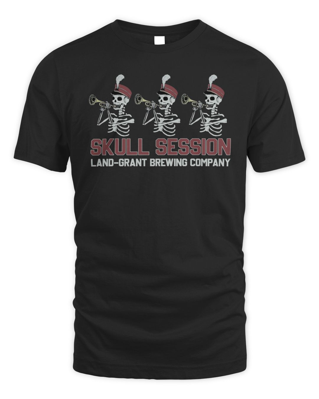 Homage Merch Land-grant Skull Session Shirt