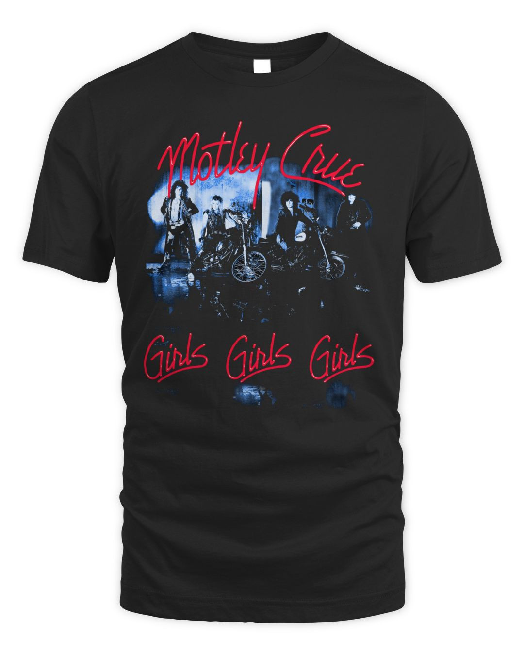 Motley Crue Merch Girls Girls Girls Tracklist Shirt