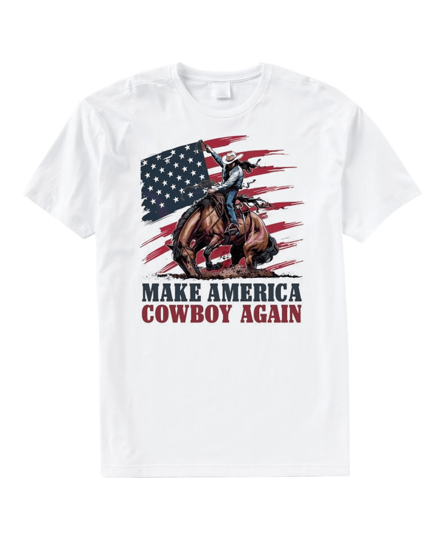 Make America Cowboy Again 4th Of July T Shirt