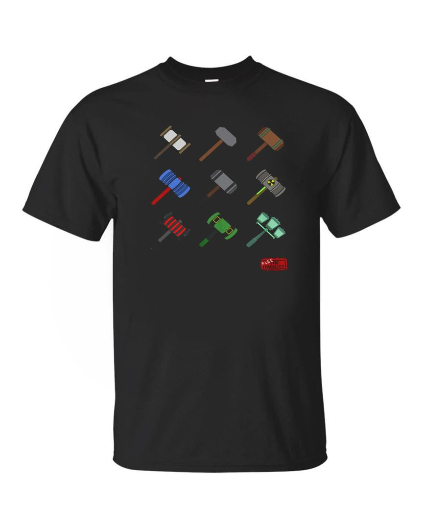 Lootbloc Merch Flee The Facility Hammer Grid T Shirt