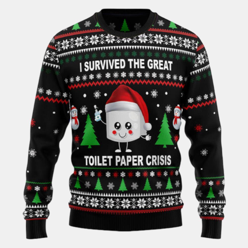 I Survived The Great Toilet Paper Crisis Ugly Sweater