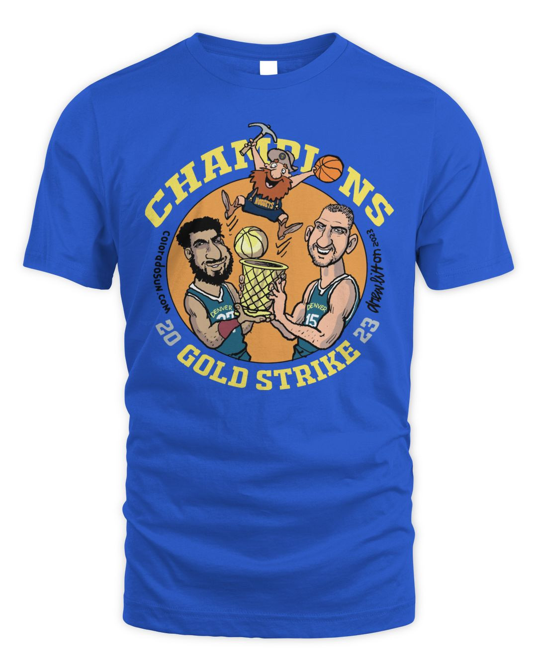 Limited Edition Drew Litton Denver Tribute Nuggets Shirt