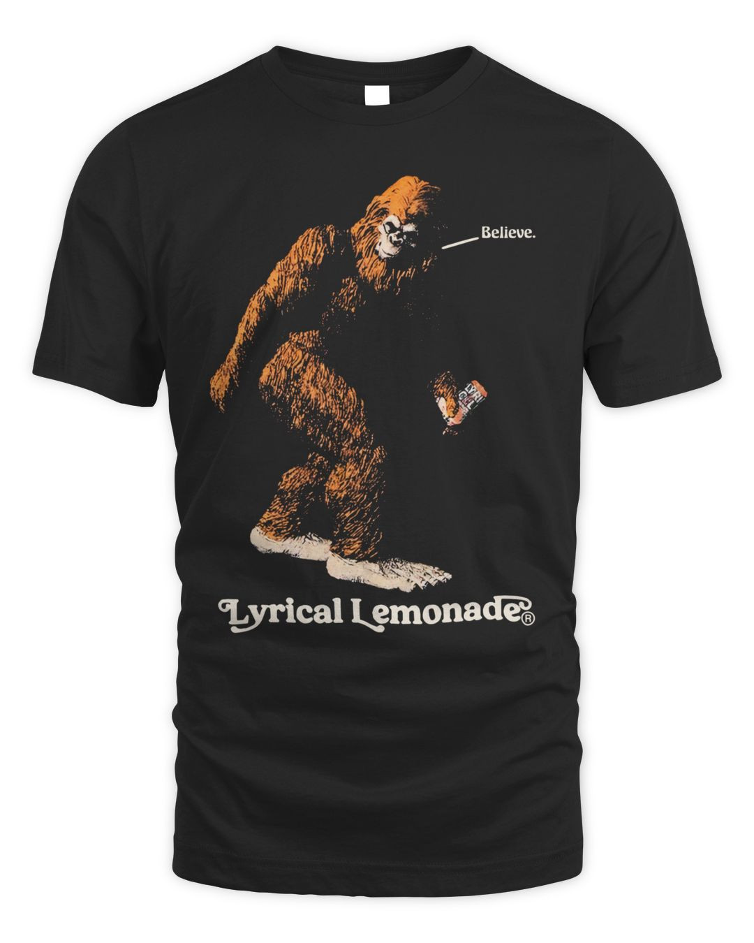 Lyrical Lemonade Merch Bigfoot T-shirt Black