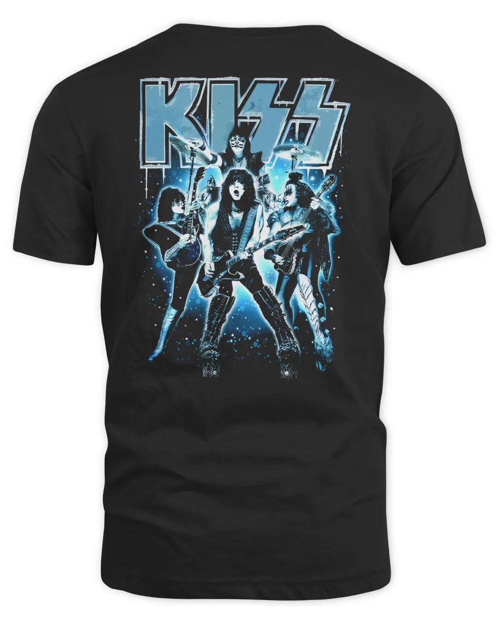 Kiss Merchandise Demon Starchild Space Ace Catman Snowflake Shirt
