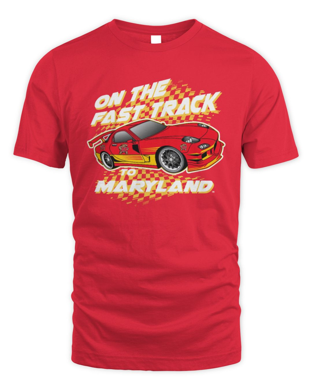 Maryland Terrapins On The Fast Track T-shirt