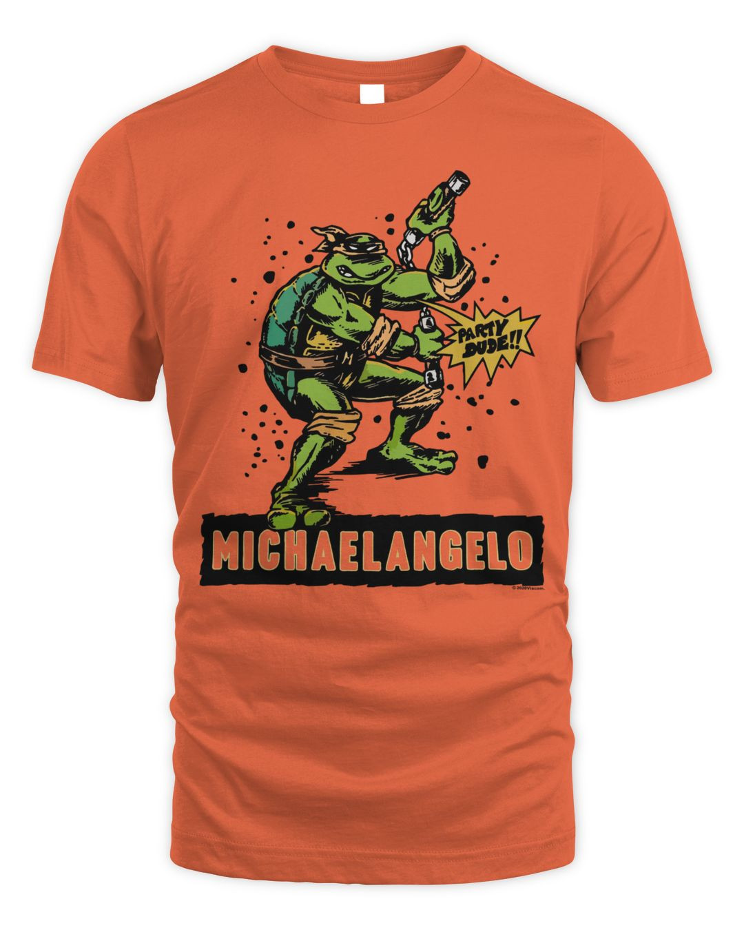 Homage Merch Teenage Mutant Ninja Turtles Michaelangelo Shirt