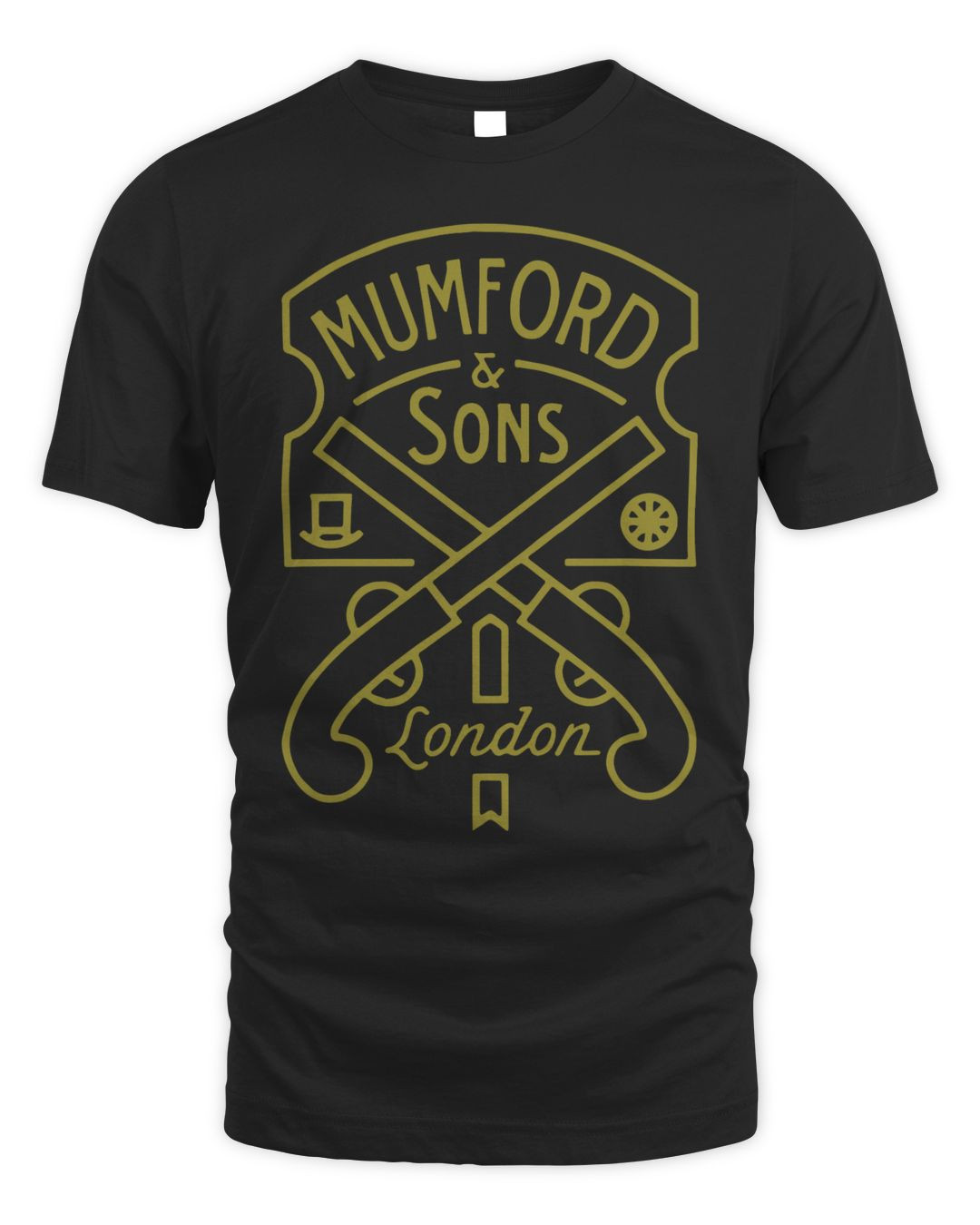 Mumford And Sons Merch Pistol Label Shirt