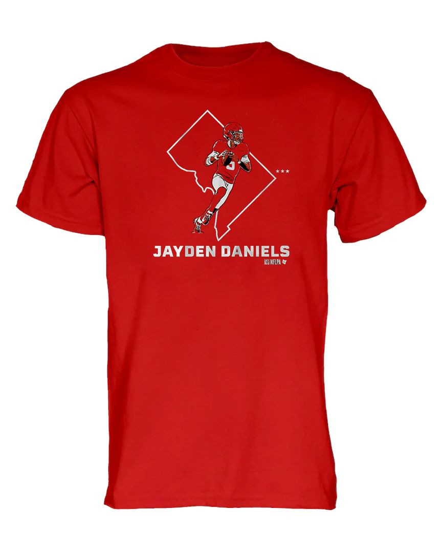 Lsu Tigers Jayden Daniels State Star Caricature T Shirt