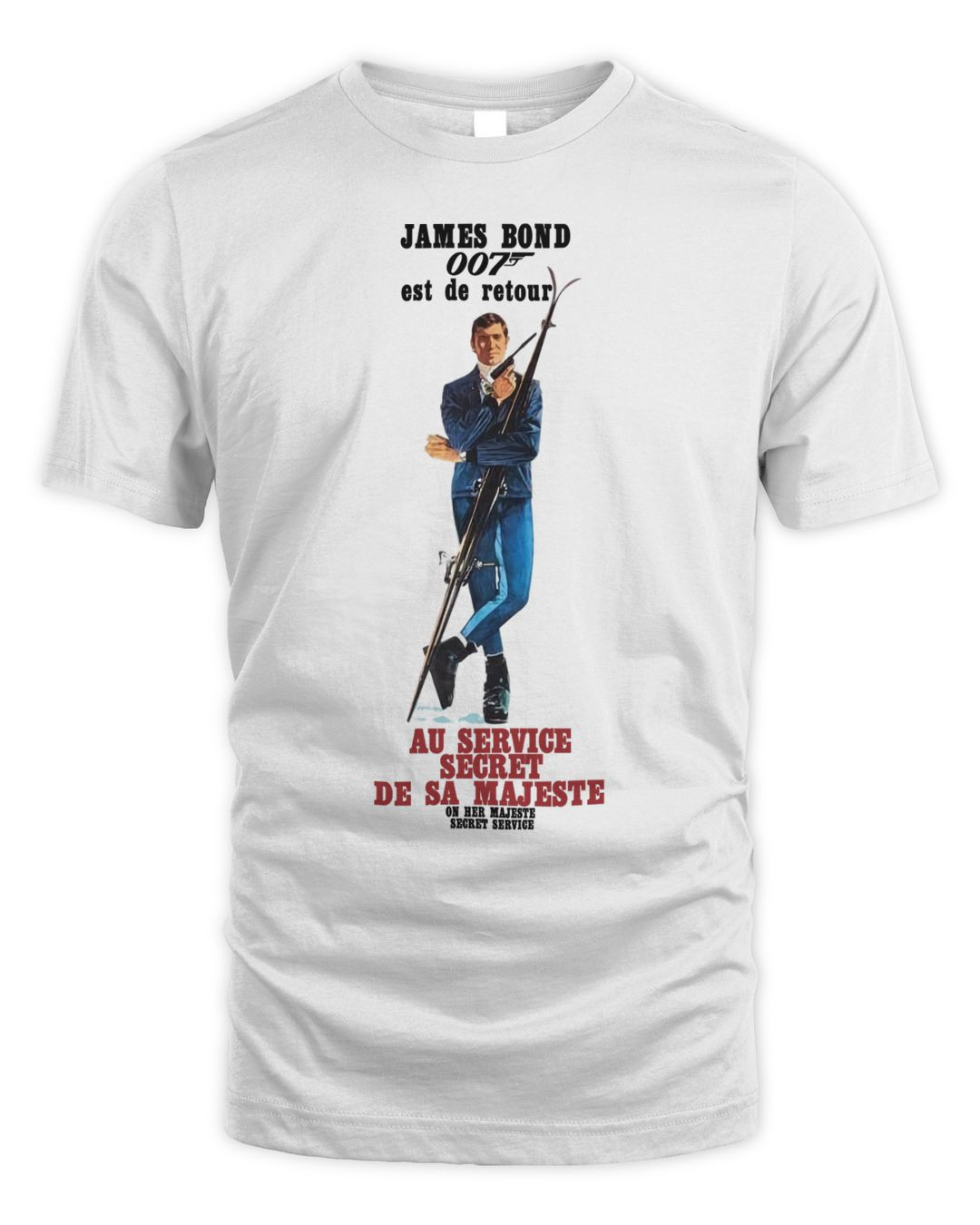 James Bond Merchandise On Her Majesty's Secret Service Shirt