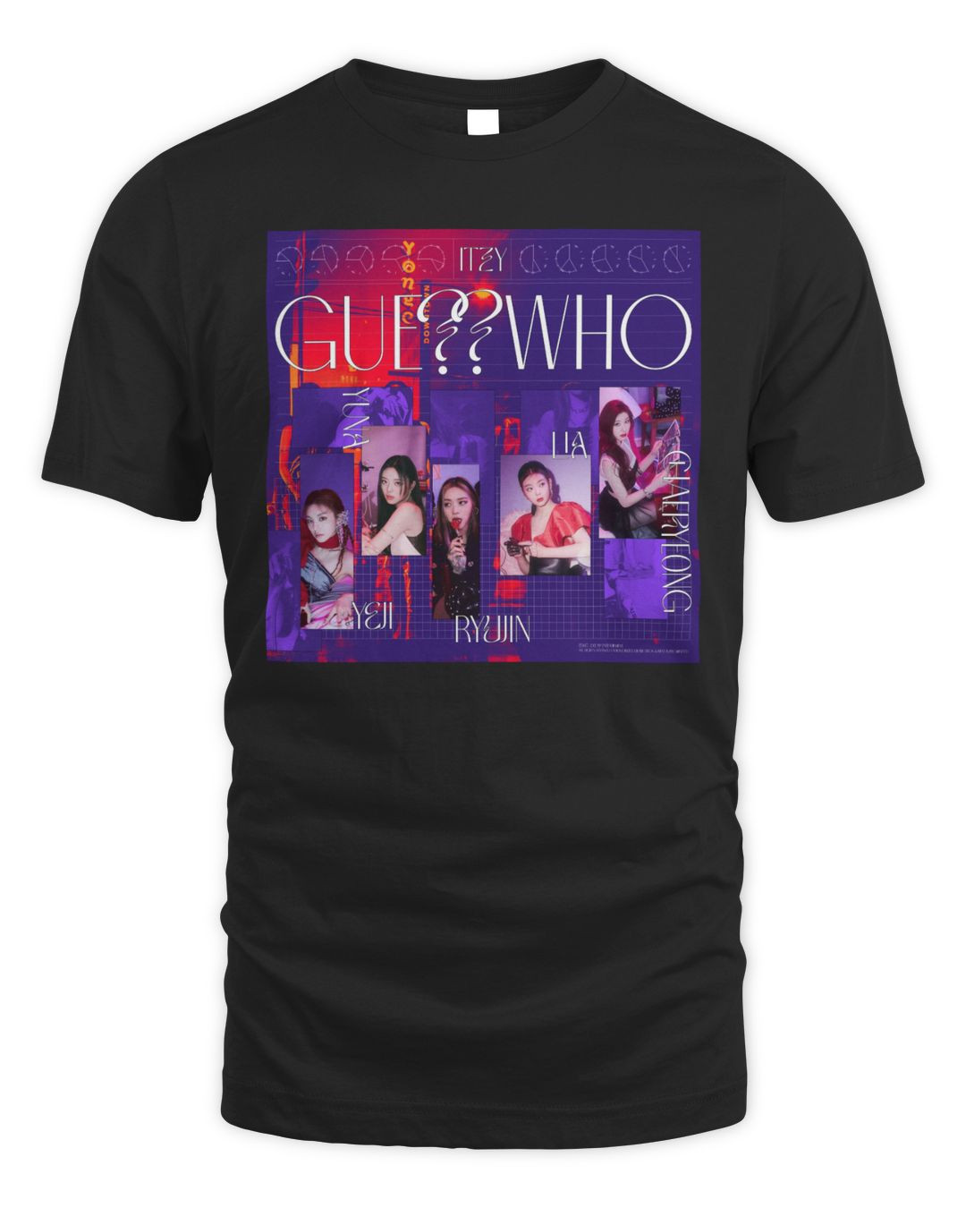 Itzy Merch Guess Who Shirt