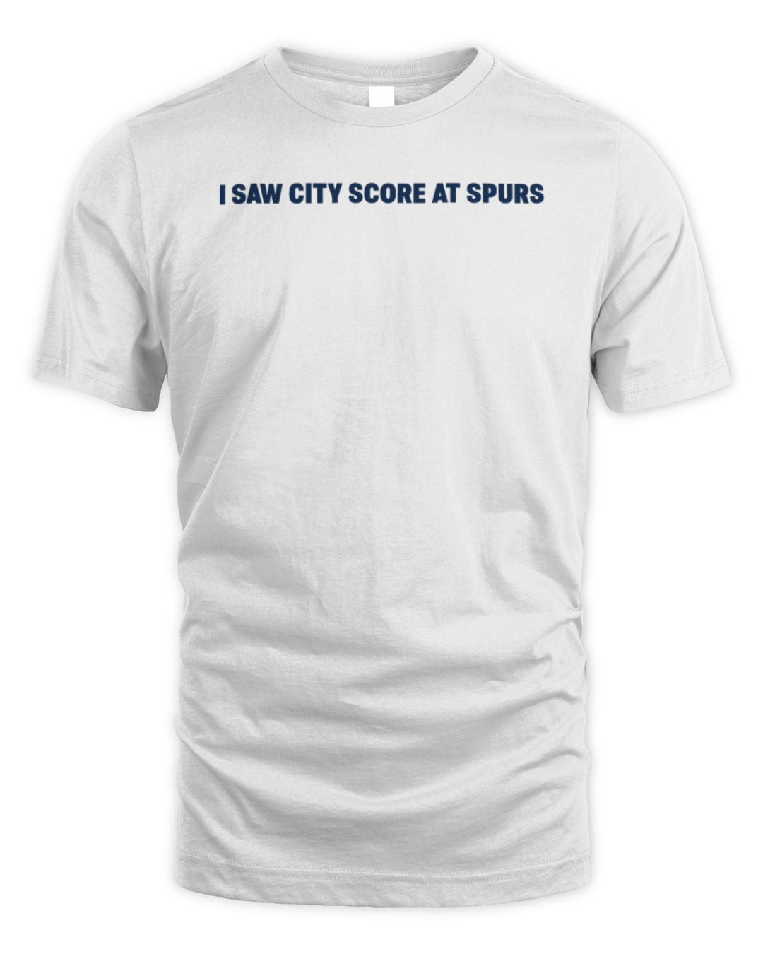 I Saw City Score At Spurs Sky Blue T-shirt