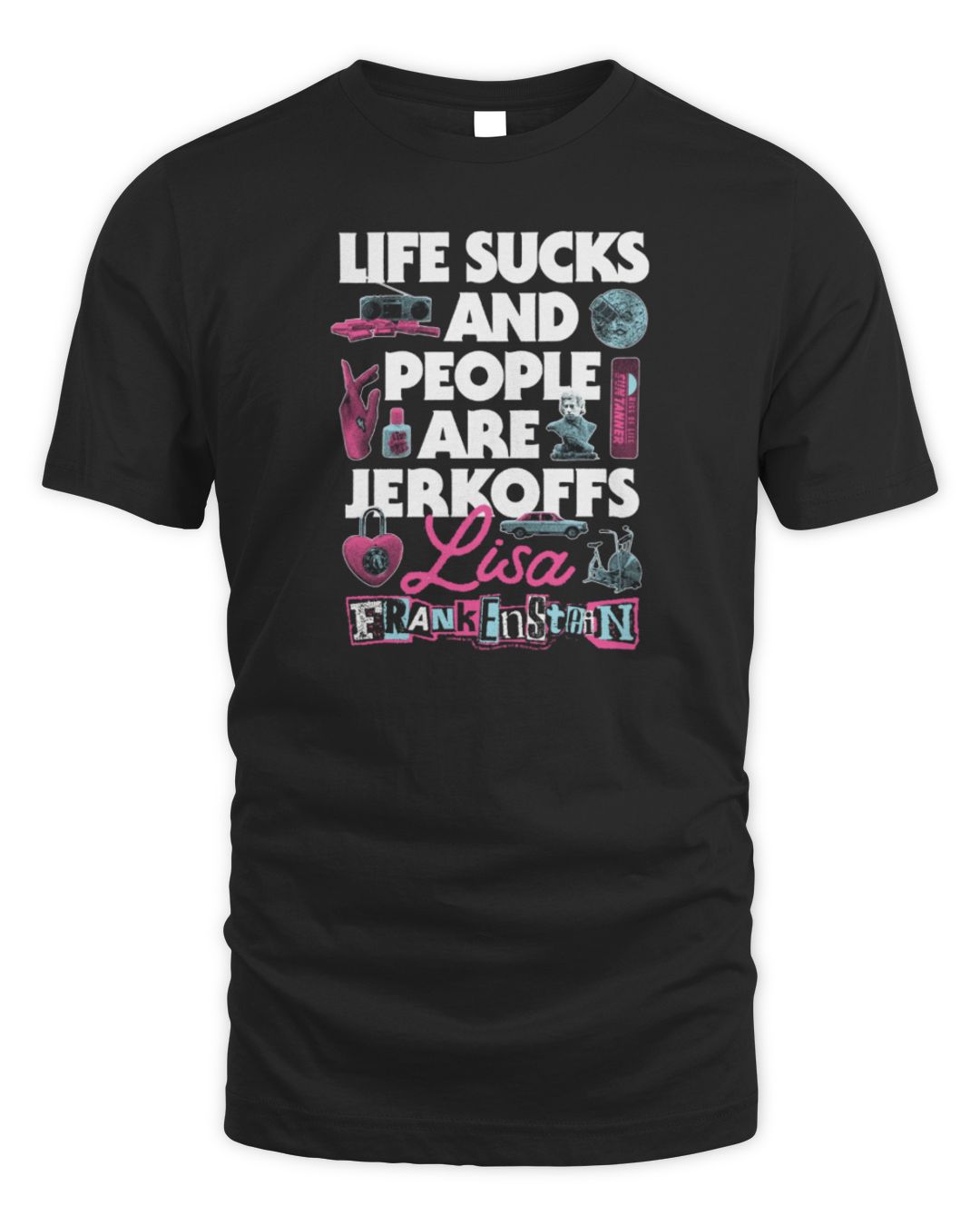 Lisa Frankenstein Merch Life Sucks Tee