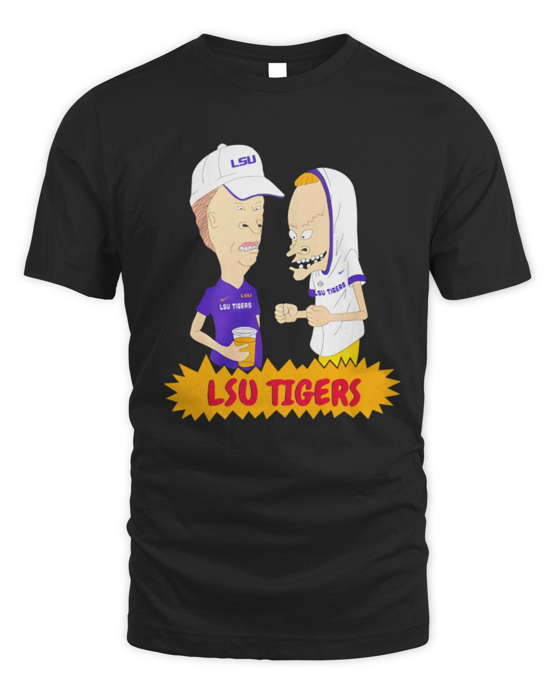 Lsu Tigers Beavis And Butt-head Sweatshirt Hoodie Black