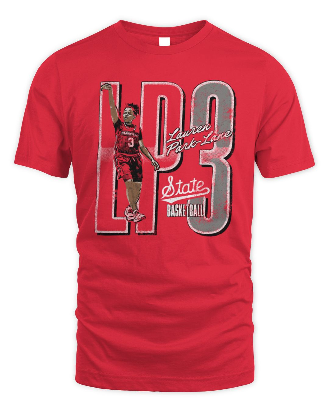 Lauren Park-lane Women's Basketball Mississippi State Lp3 Msstate Nil Maroon Hoodie