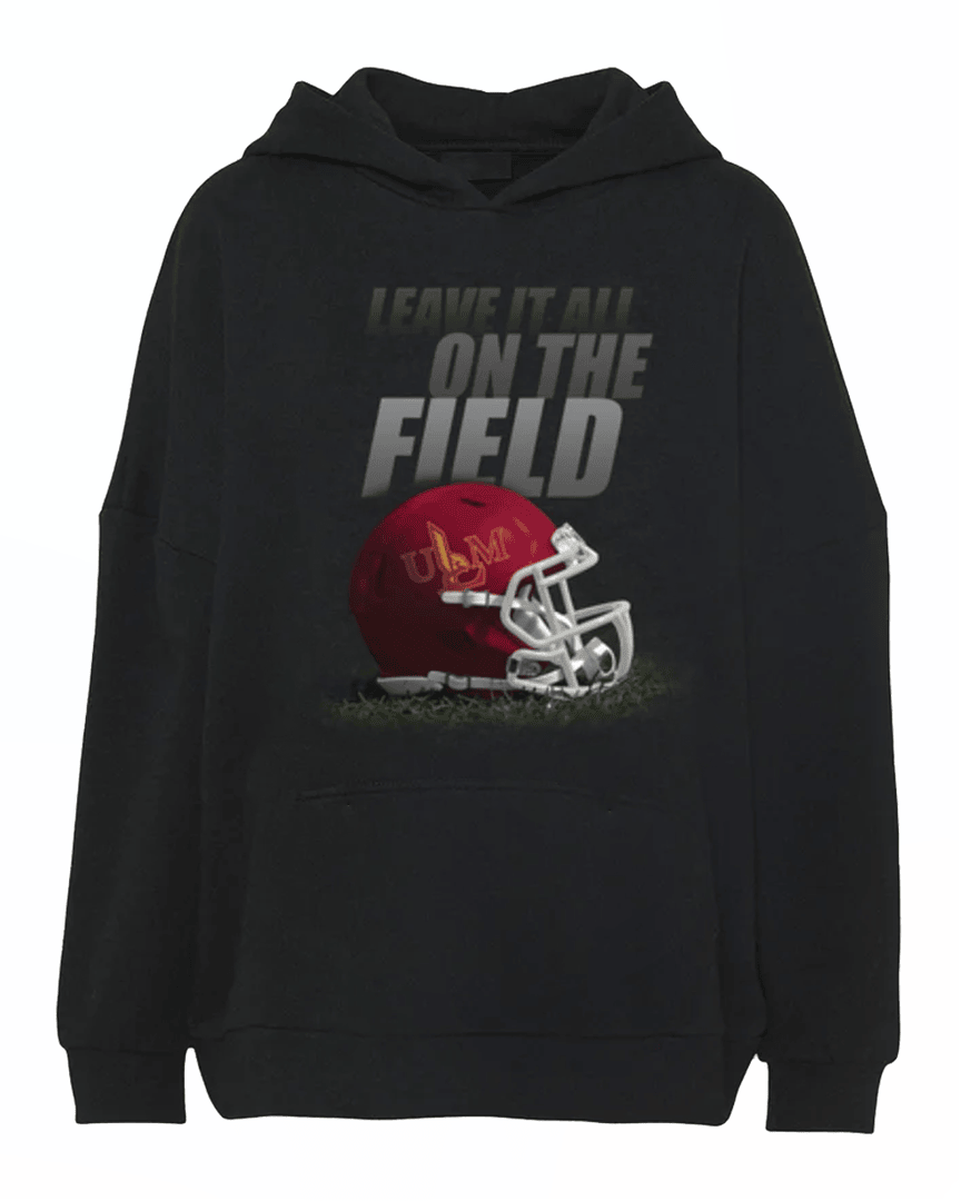 Leave It All On The Field Louisiana Monroe Warhawks Gridiron Hoodie