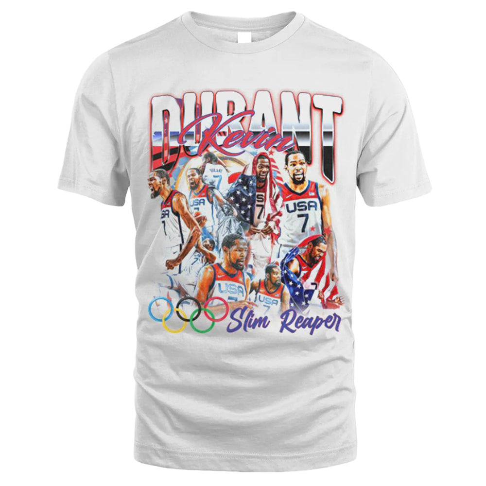 Kevin Durant Slim Reaper Tee, Vintage T-shirt Style