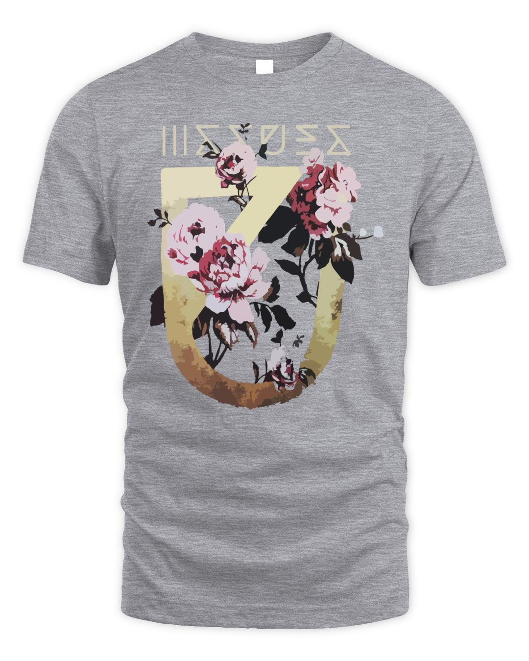 Issues Merch Floral U Slate Shirt