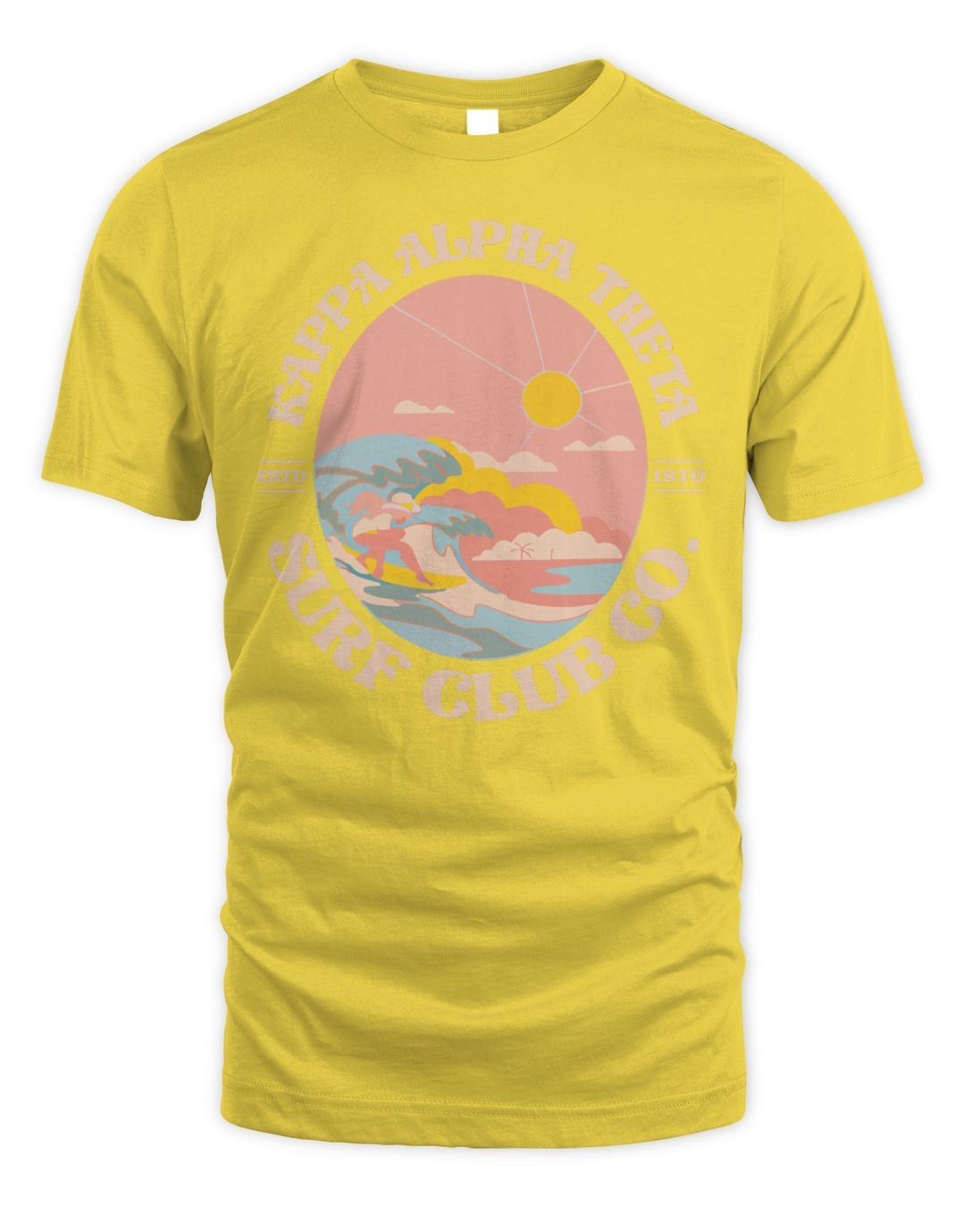 Kappa Alpha Theta Merch Surf Club Co. Shirt