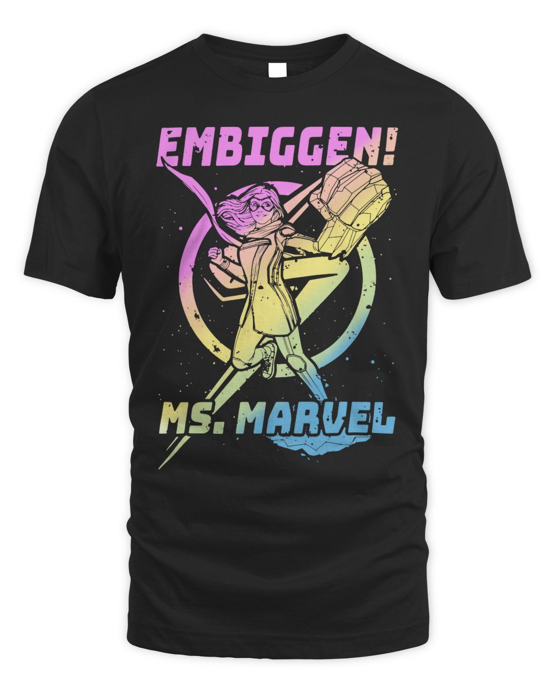 Marvel Embiggen Ms. Marvel Gradient Shirt