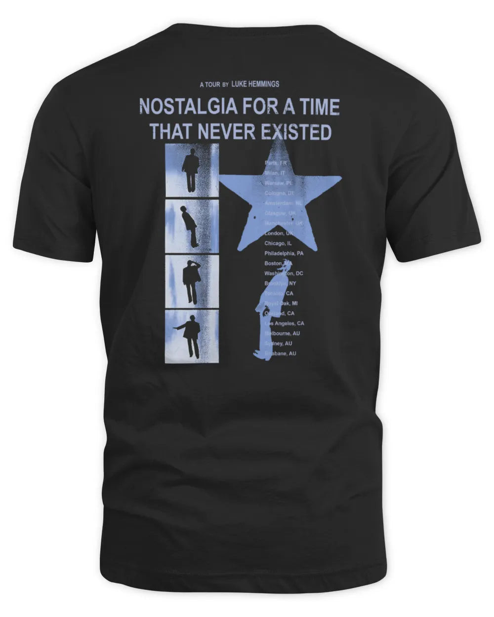 Luke 5sos Merch Nostalgia For A Time That Never Existed Black Hoodie