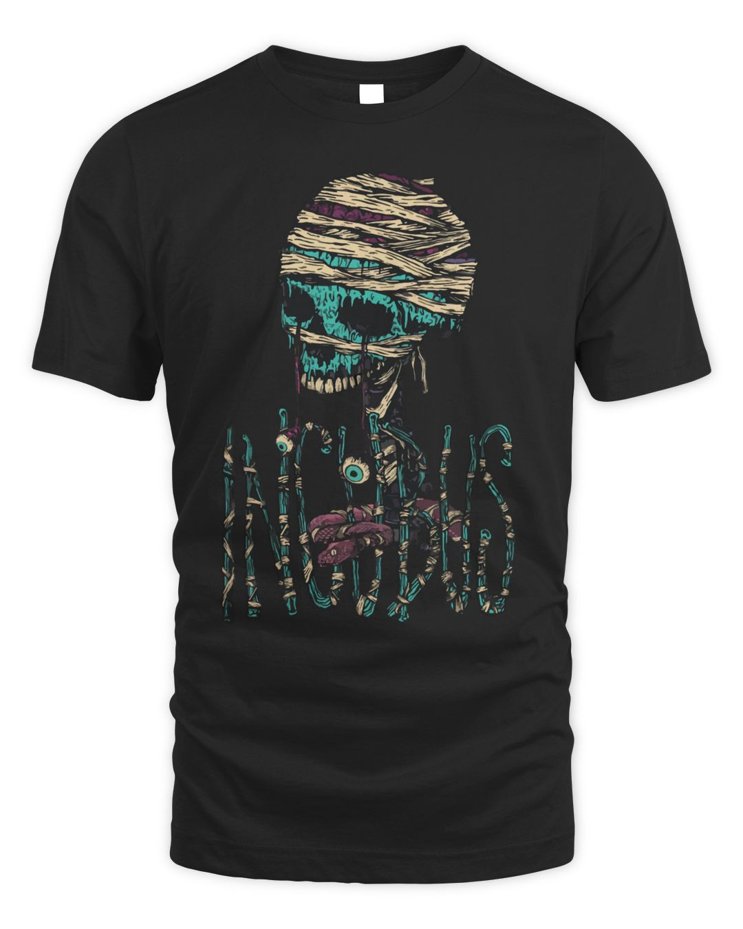 Incubus Merch Mummy Skull Shirt