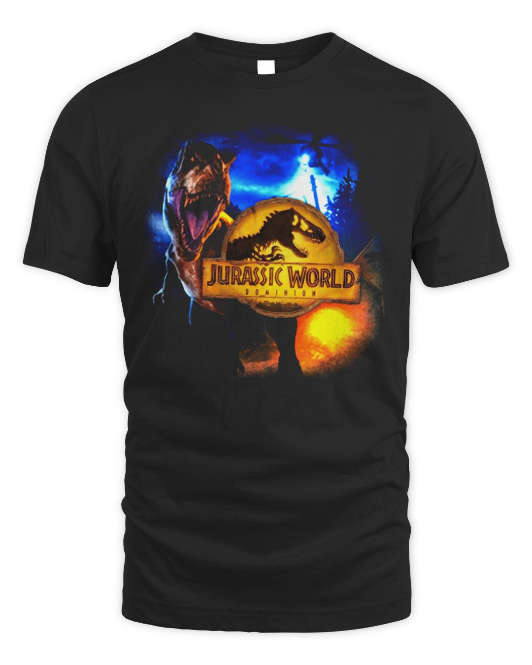 Jurassic World Merch Amber Logo Shirt