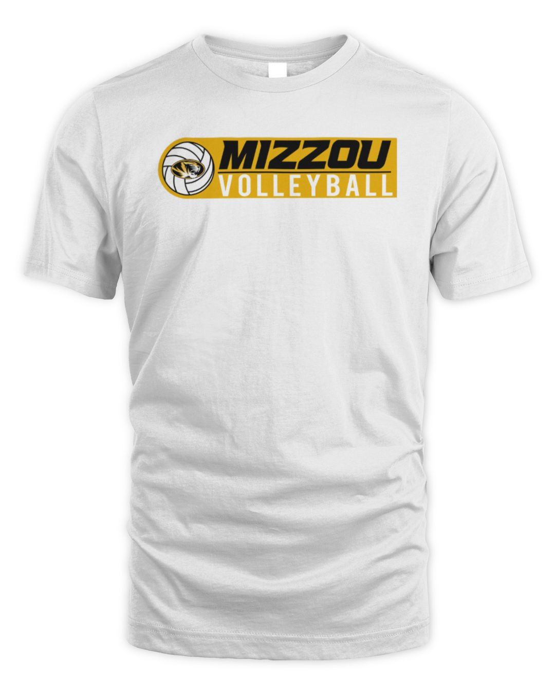 Mizzou Tigers Volleyball Tiger Head White T-shirt