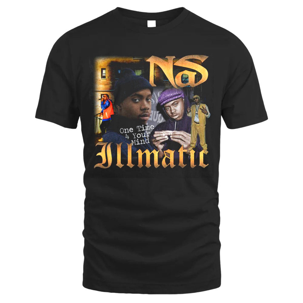Nas Illmatic Vintage Tee, Vintage T-shirt Style