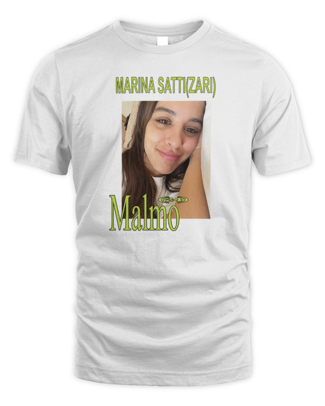 Marina Satti Merch Zari Malmo Lime Tee