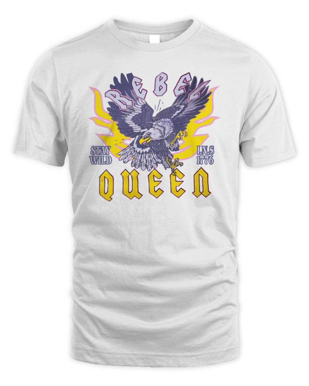 Lions Not Sheep Apparel Rebel Queen Rocking Eagle Shirt